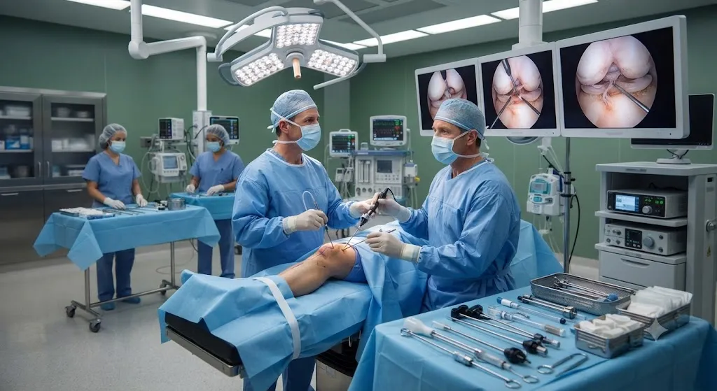 Phẫu thuật nội soi tái tạo dây chằng chéo trước
