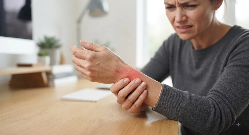 Dấu hiệu nhận biết dãn dây chằng cổ tay
