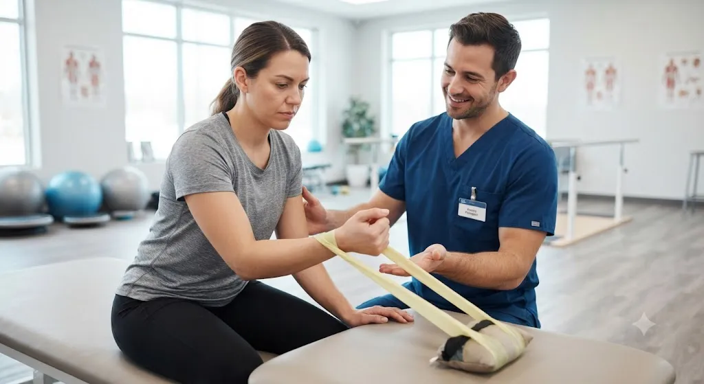 Quy trình phục hồi chức năng sau khi sửa trật khớp cổ tay