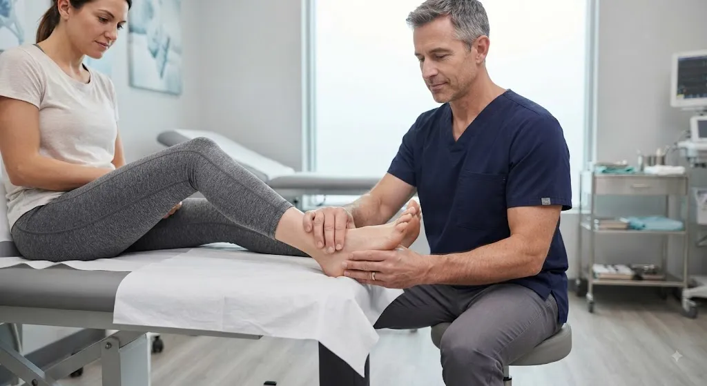 Dấu hiệu nhận biết giãn dây chằng gót chân