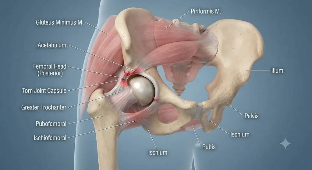 Nguyên nhân gây trật khớp xương hông