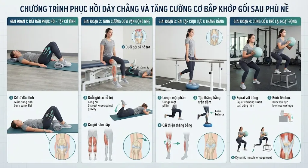Cách phòng tránh phù nề dây chằng chéo trước