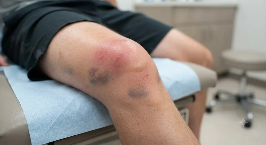 Dấu hiệu nhận biết bong gân đầu gối