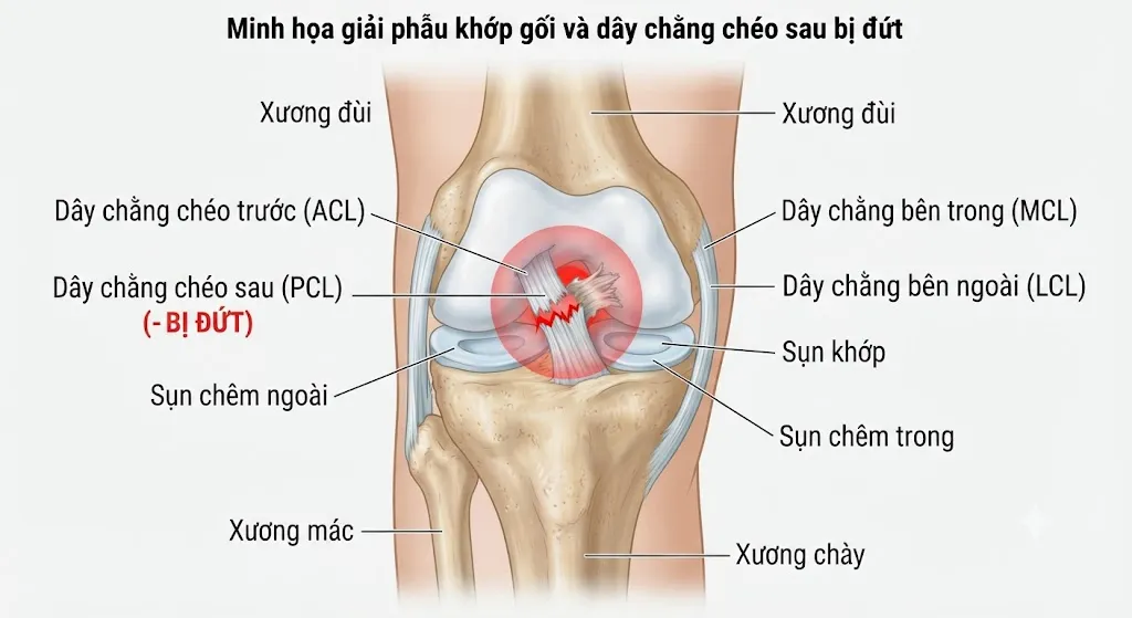 Cách phòng tránh đứt dây chằng chéo sau