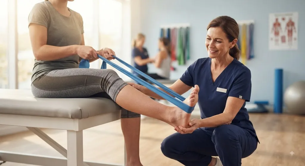 Bài tập vật lý trị liệu phục hồi đứt dây chằng