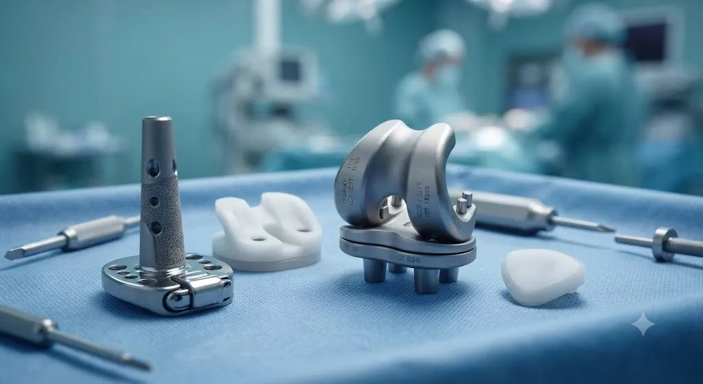 Các loại khớp gối nhân tạo và sự chênh lệch giá thành