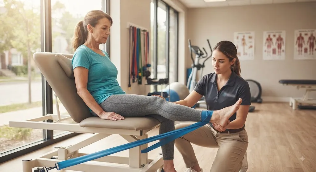 Dùng thuốc và tập phục hồi chức năng