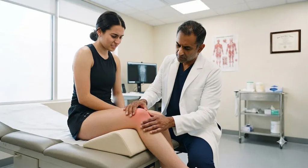 Dấu hiệu nhận biết chấn thương đầu gối qua ảnh thực tế