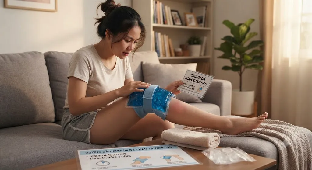 Sơ cứu ban đầu (Nguyên tắc R.I.C.E)