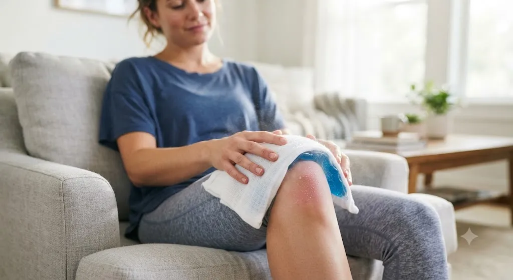 Cách điều trị chấn thương đầu gối nhẹ hiệu quả