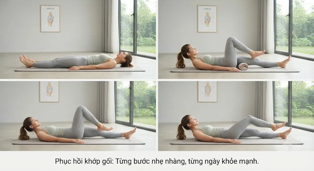 Cách phòng tránh chấn thương đầu gối nhẹ