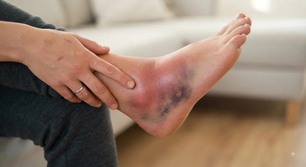 Dấu hiệu nhận biết bong gân trật khớp