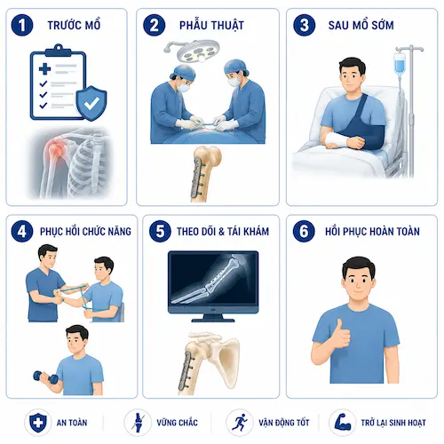 LIỆU TRÌNH PHẪU THUẬT KẾT HỢP XƯƠNG CHI TRÊN
