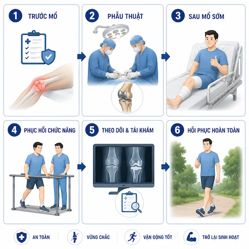 LIỆU TRÌNH PHẪU THUẬT KẾT HỢP XƯƠNG CHI DƯỚI
